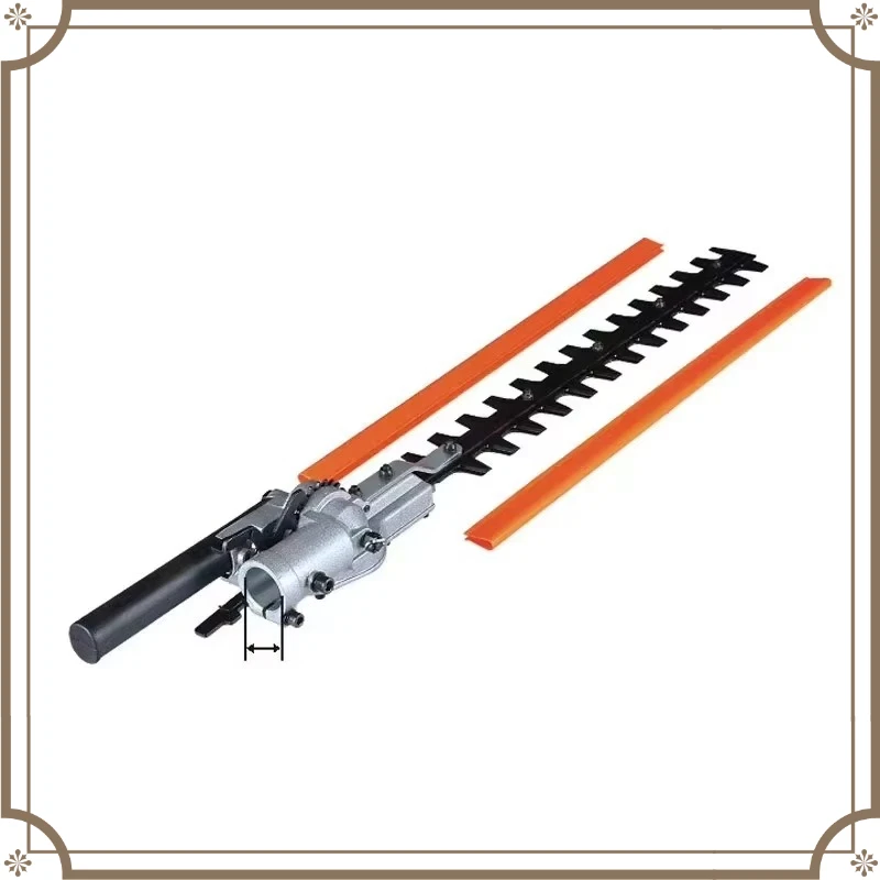 High Pole Hedge Trimmer Head 26/28mm, 7 9 Spline 5.3mm Square Shaft Brush Cutter Replacement Kit