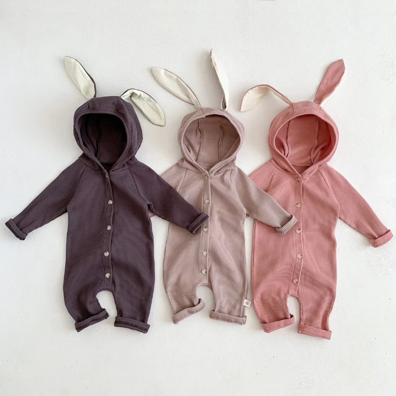 

Children Clothing Cute Rabbit Jumpsuit Baby Hooded Outdoor Climbing Cloth Baby Boy Clothes Bodysuit for Newborns Ropa Bebe Niña