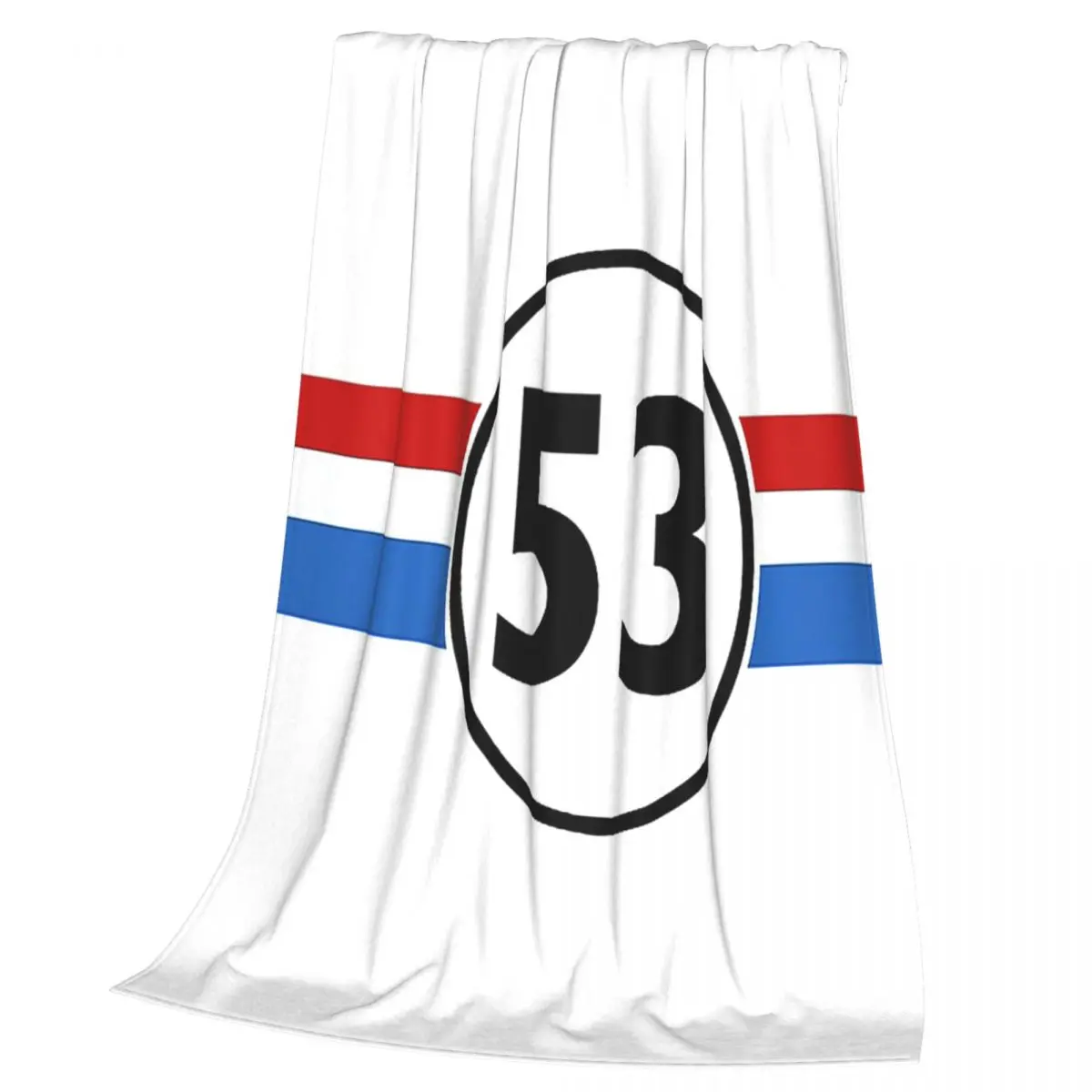 Herbie Number 53 Blanket Soft Warm Flannel Throw Blanket Cover for Bed Living room Picnic Travel Home Couch