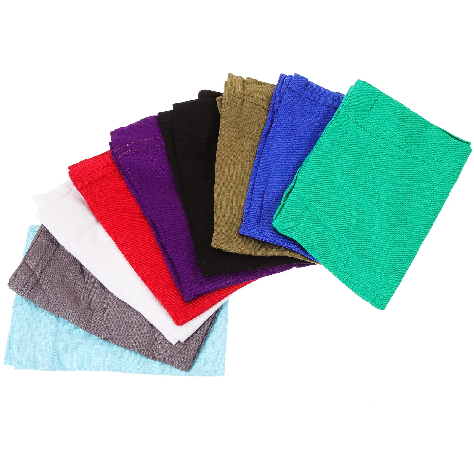

9Pcs Hair Turban Cap Elastic Headwrap for Braided Dreadlock Styles Comfortable No Slip Smooth Hair Protection Multi Use Unisex