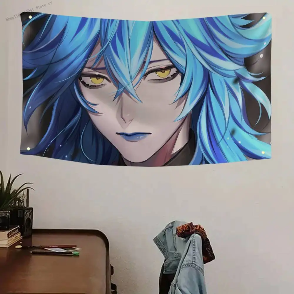 1pc Anime I-Idia S-Shroud Flag Banners Four Hole Flag Polyester Outdoor Decor Room Aesthetic
