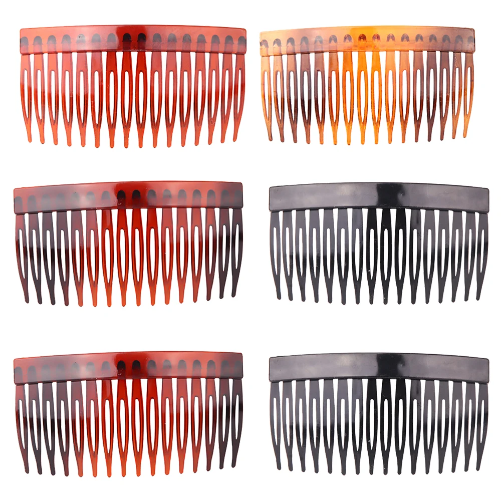 

20 Pcs Comb Plastic Hair Inserted Side Combs for Fine ing Accessories Miss