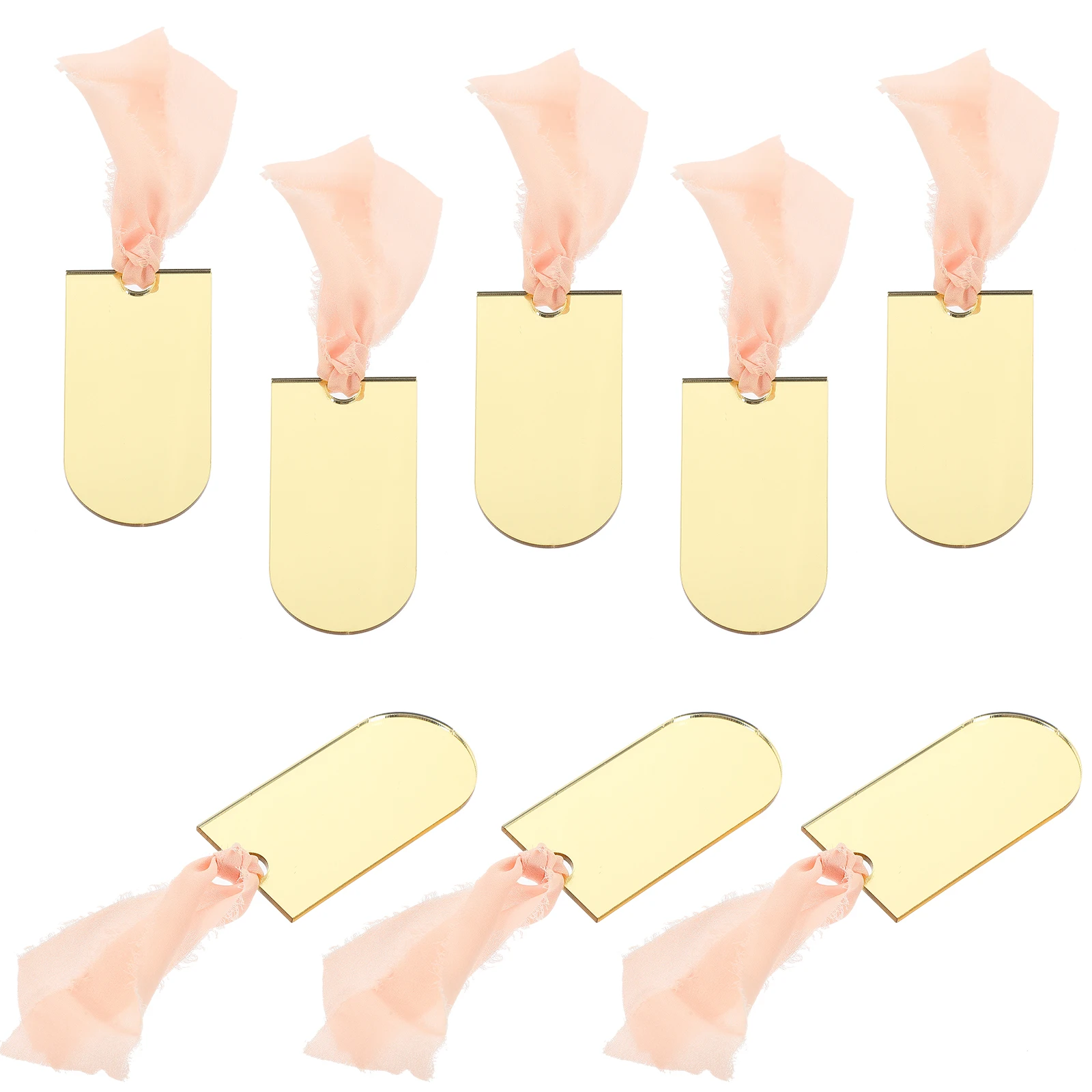 

8 Pcs Wedding Seating Tags Reserved Signs Chair Table for Reception Chairs Arched