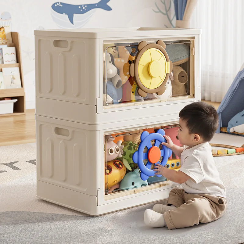 

Детский ящик для хранения игрушек для закусок, большой вместительный складной шкаф для хранения одежды, складной ящик для хранения игрушек, кукла