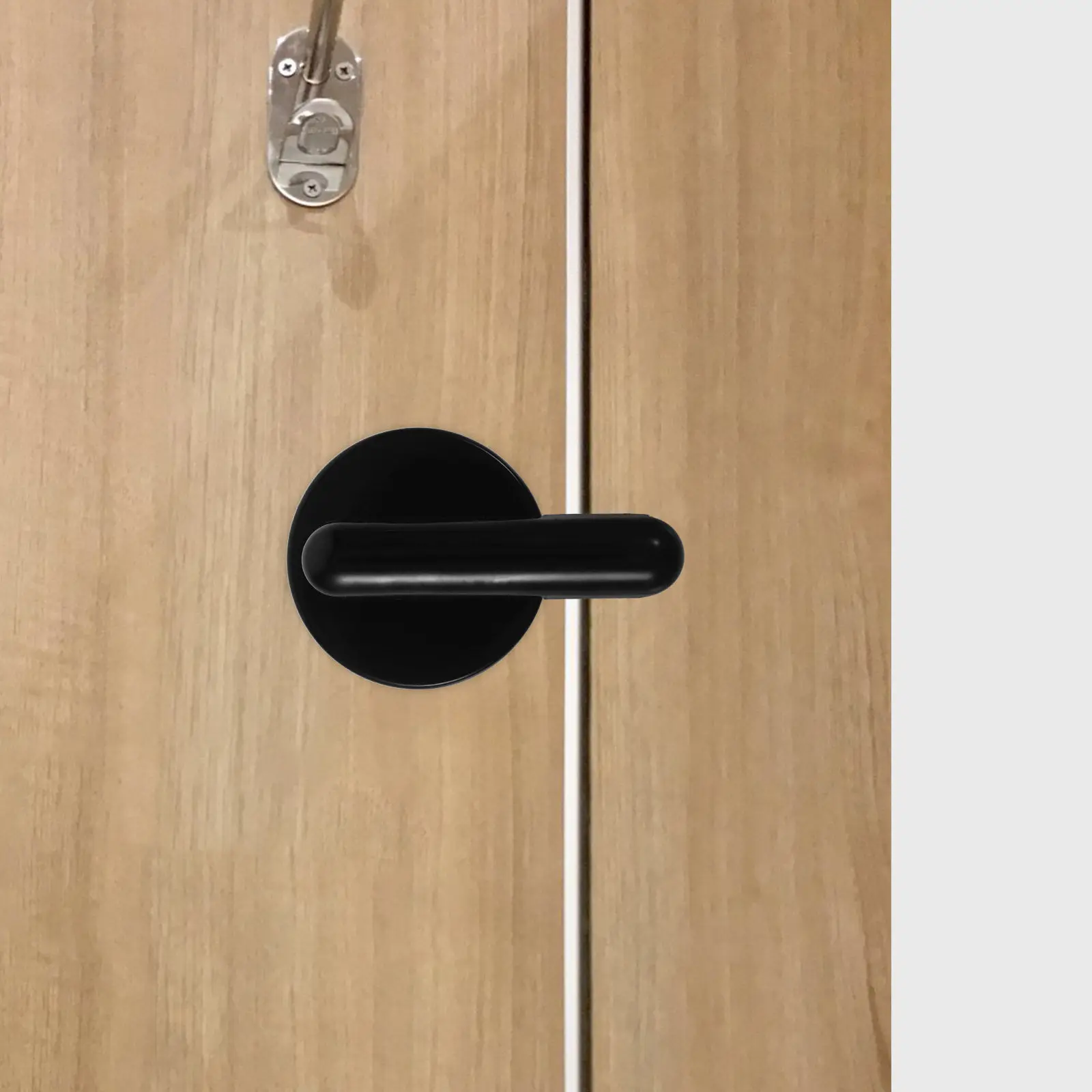 

Quick Install Thickened Nylon Plastic Door Lock for Bathroom Stall Toilet Washroom Public Restroom Commercial Occupied Door