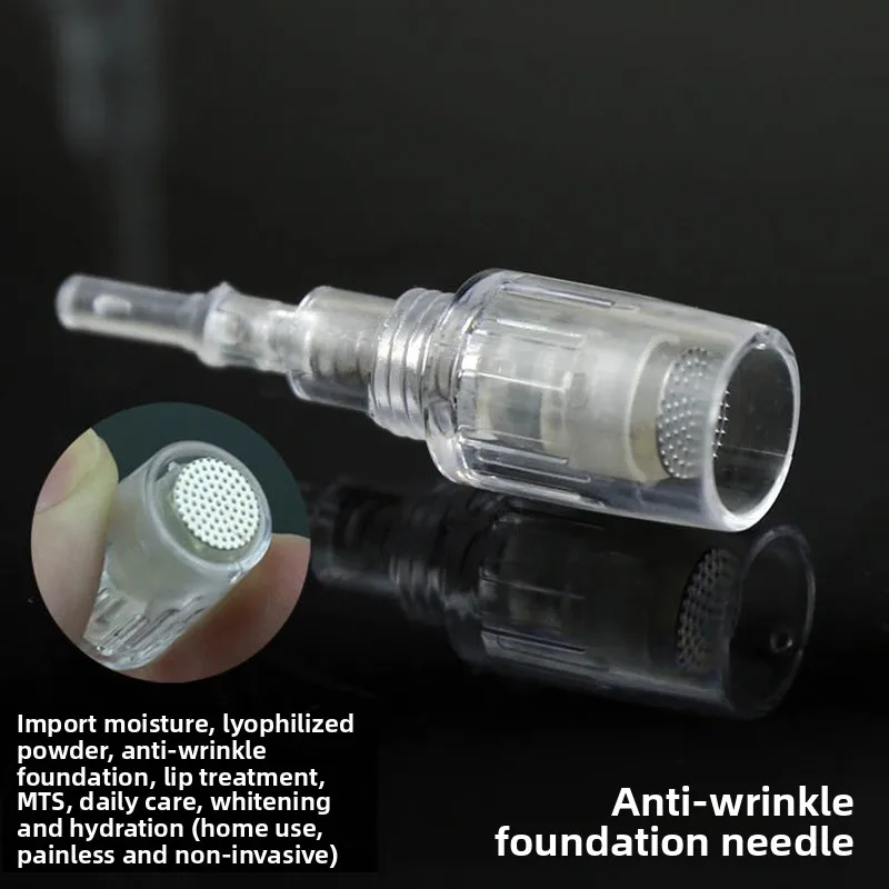 رقاقة نانو كهربائية مايكرو إبرة رئيس MTS حمض الهيالورونيك فيتامين C الحمل رمش الأساس مايكرو كريستال برغي المشبك #2