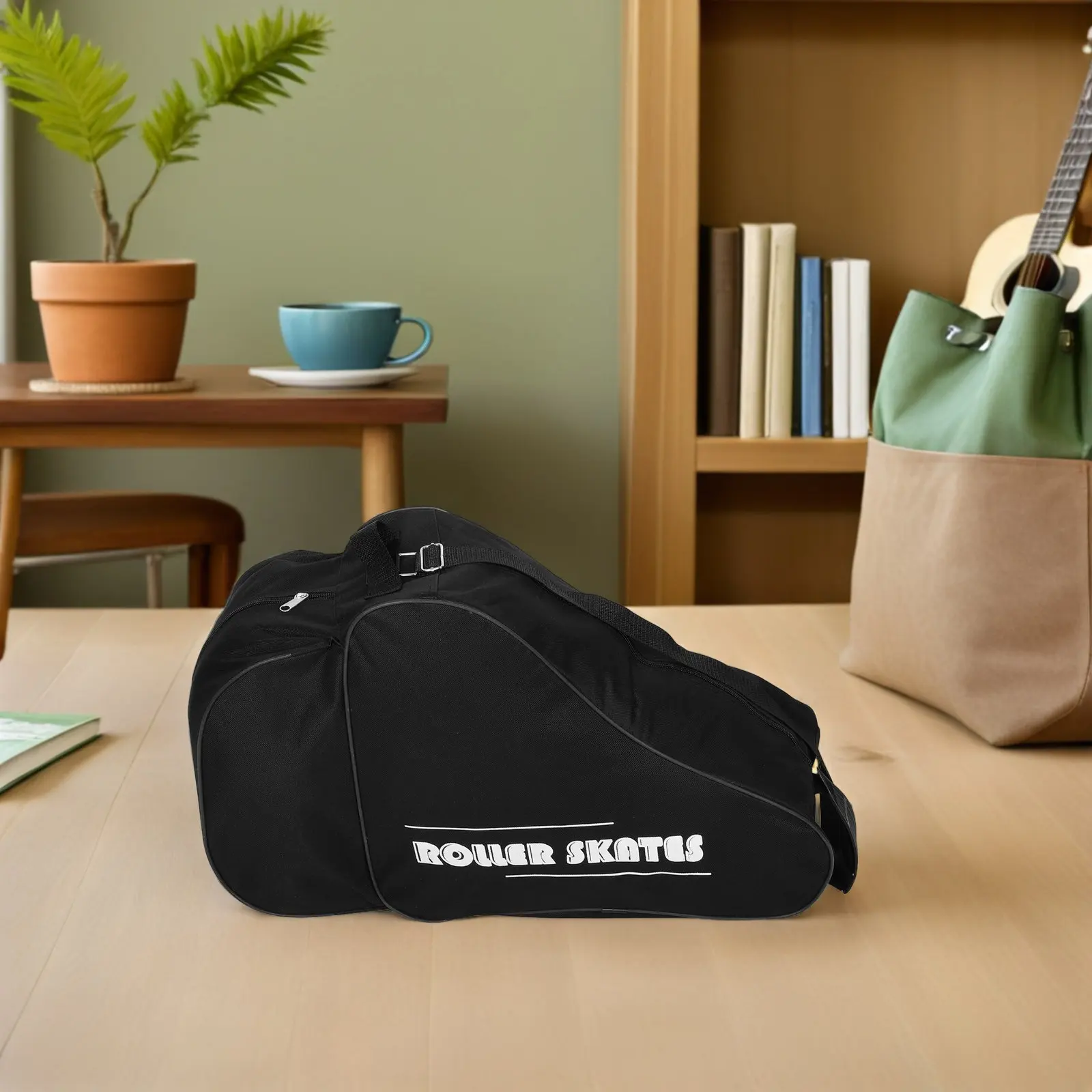 

2Pcs Skating Shoe Storage Bag Large Capacity Roller Skate Bag for Adults Lightweight Waterproof Ice Hockey Figure