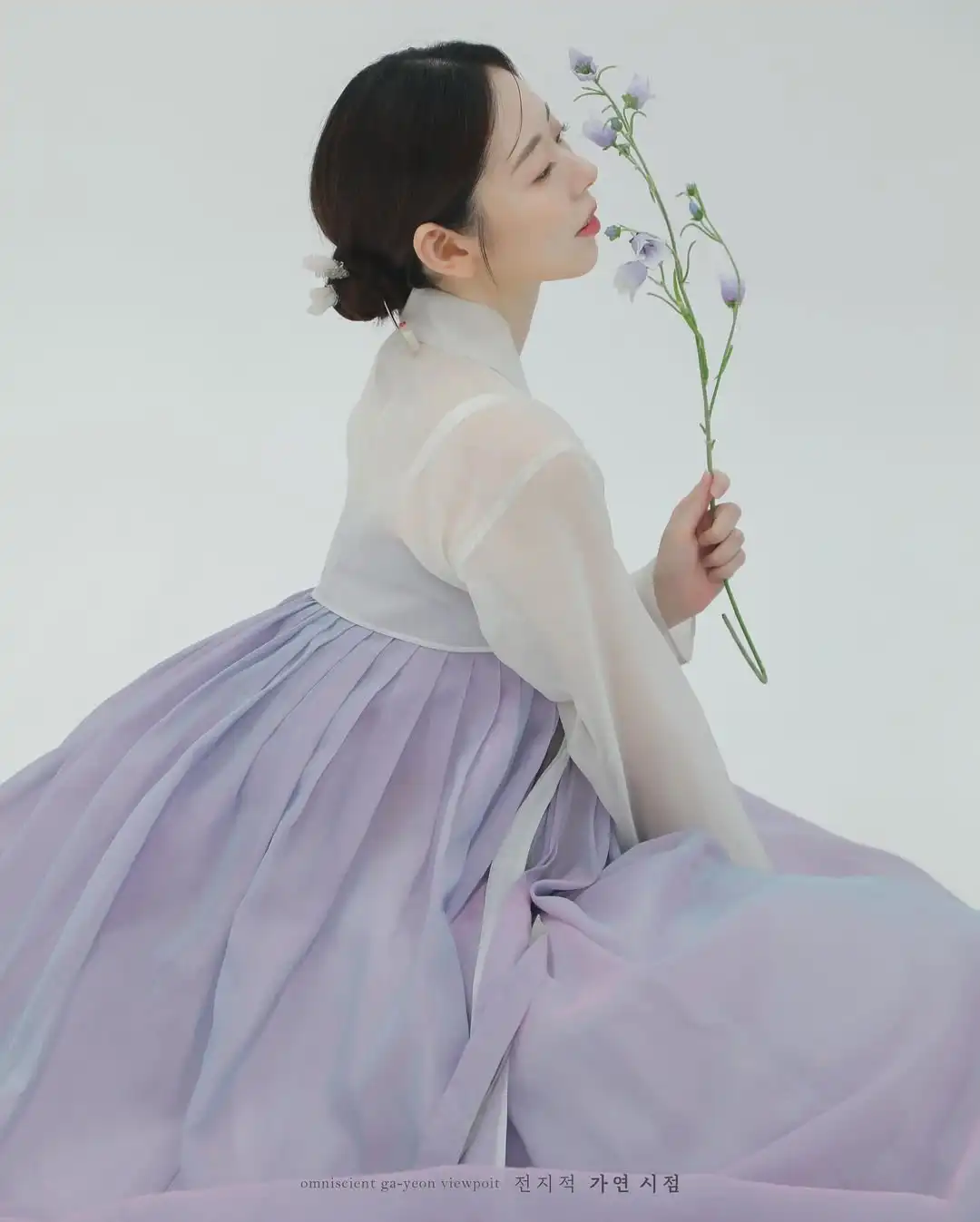 MD Modern Purple V-Neck A Line Hanbok Long Sleeves Wedding Dresses Korea PhotoShoot Bridal Gowns Customised Formal Party Dress