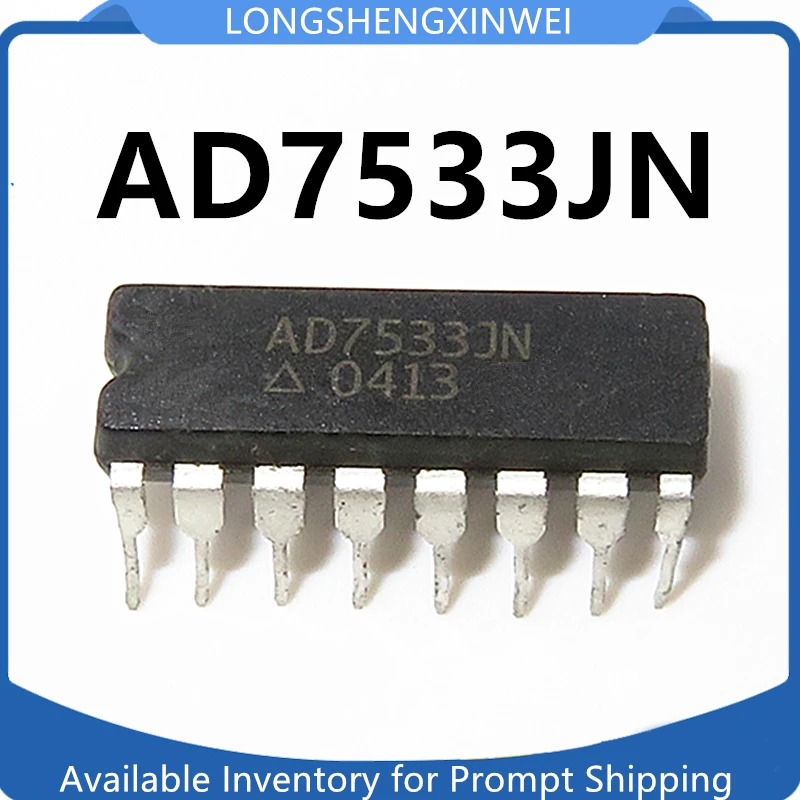 1PCS AD7533JN AD7533 Inline DIP-16 Digital To Analog Converter IC Chip Brand New Original