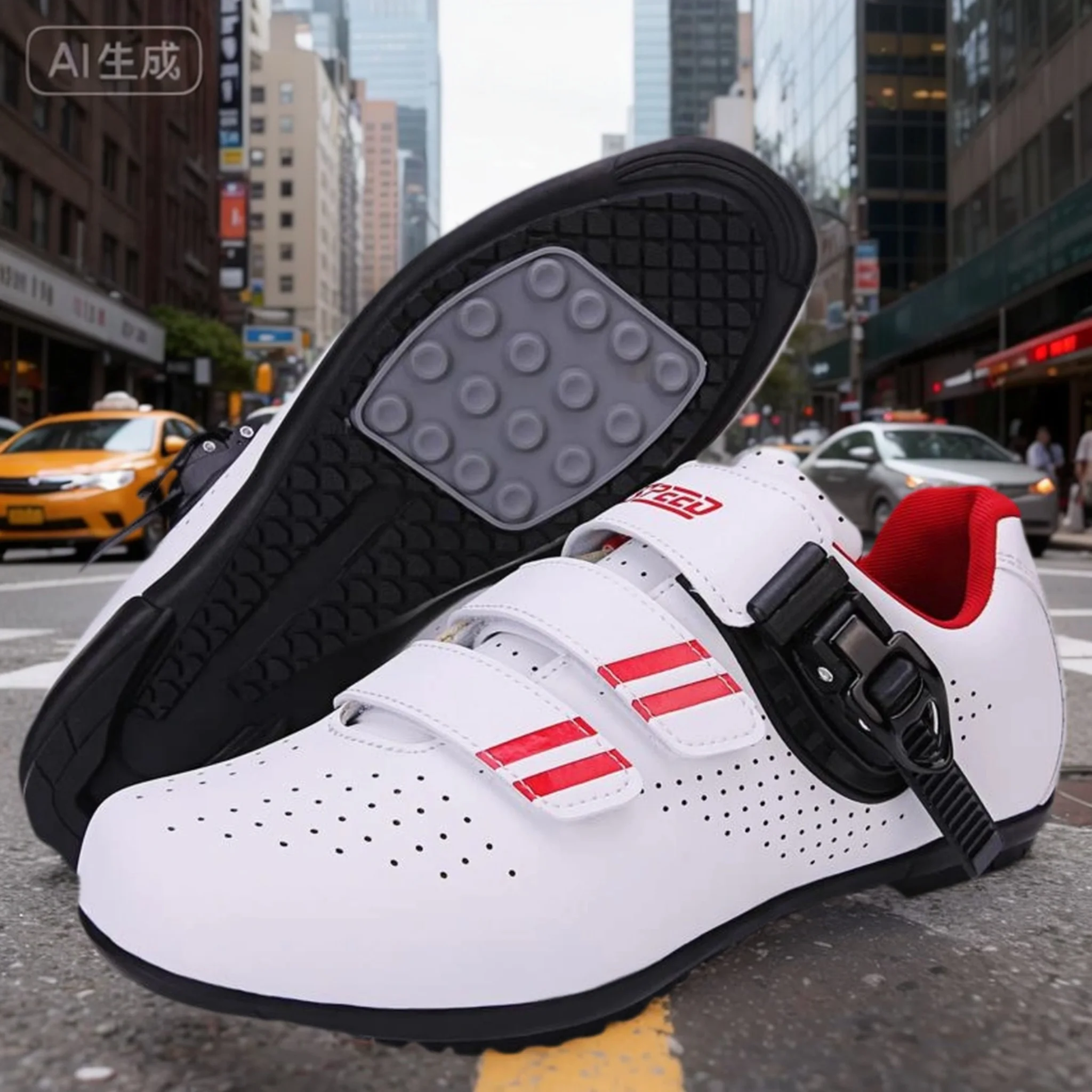 

Sneakers Road Bike Shoes Men Women Sports Route Cycling Shoes Self-locking Racing Bicycle Cleats Shoes