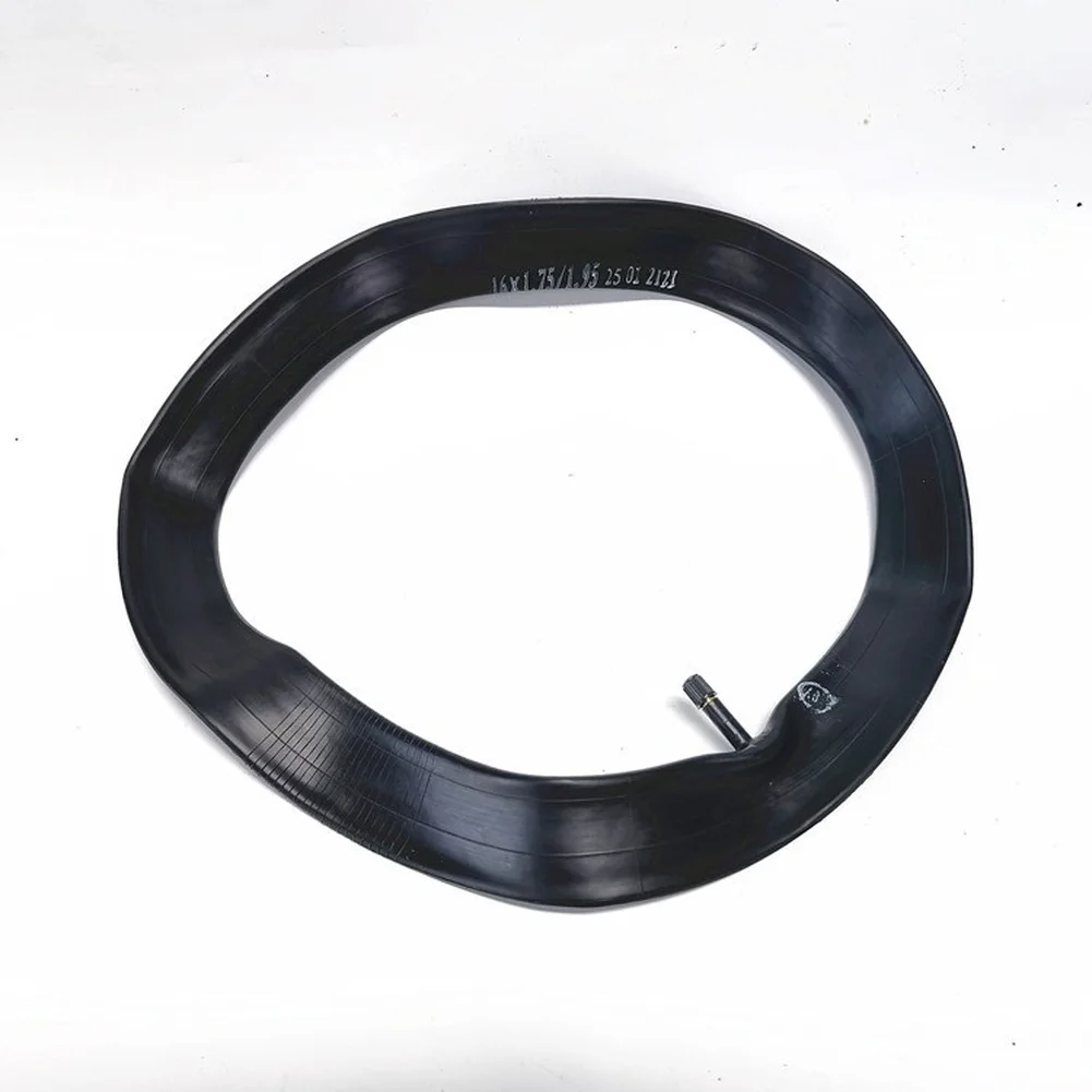 16 inch E-Bike Inner Tube Fits 16x1.75 and 16x1.95 Tire Sizes With 2.5 Bar Pressure Rating and 120KG Load Capacity Specification