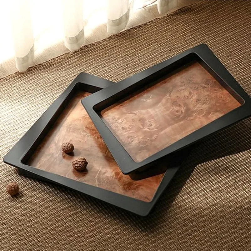 

Роскошный креативный поднос для хранения, кухонные подносы для хранения, украшение для гостиной, тарелка для организации, современные аксессуары для дома