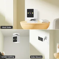 Mini caméra de sécurité Wifi 4MP 2K, Base magnétique intérieure, Vision nocturne HD, détection humaine Ai, caméra de Surveillance ICsee, Audio bidirectionnel 6