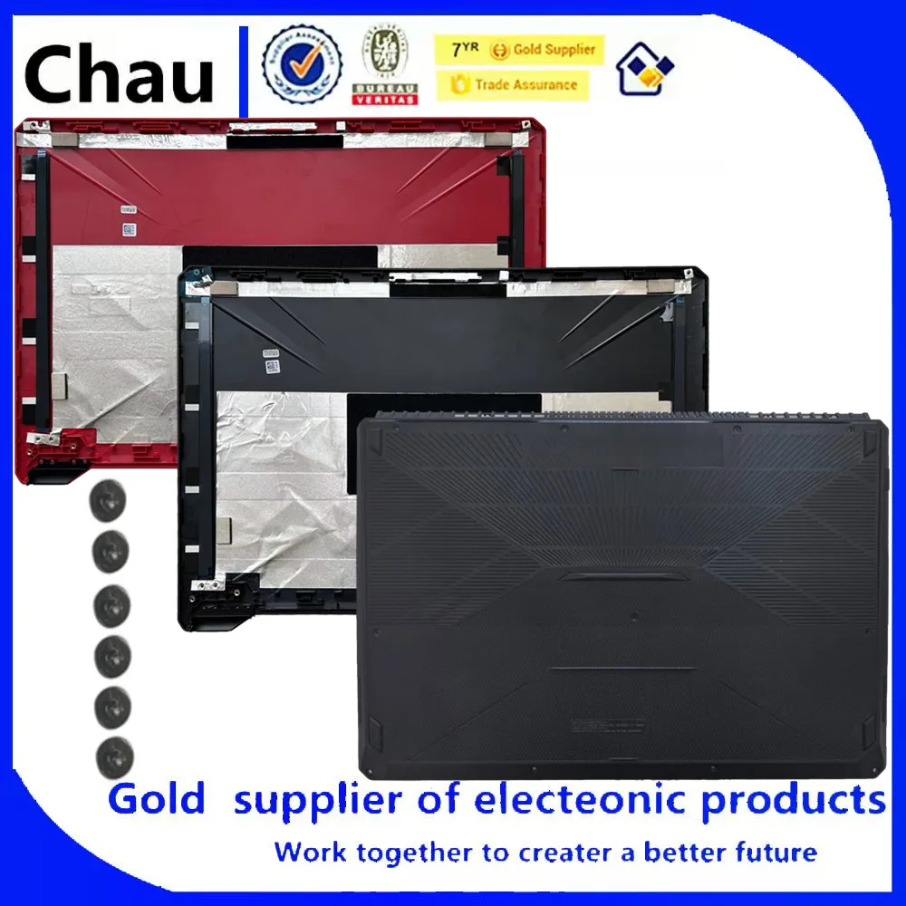 

New For Chau TUF Gaming FX86S FX705D FX705S FX705U FX705 Laptop LCD Back Cover/Bottom Base Cover Lower Case 13N1-8QA0202