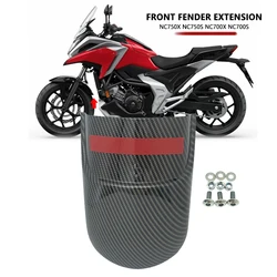 Extensión de guardabarros delantero y trasero para motocicleta, accesorio de aspecto de carbono para Honda NC750X, NC700S, NC700X, NC750S, NC750 X/S, 2014-2022, 2023