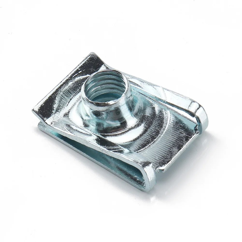 

60Pcs U Nut Fasteners M8 High Strength Spire U Clip for Panel Bumper Fixing Motorcycle Fairing Bodywork Mounting