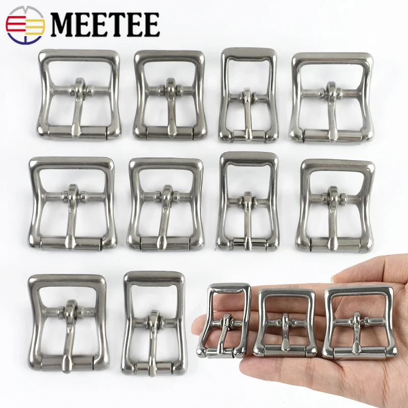 

2/5Pcs 16/20/25mm 304 Stainless Steel Pin Buckles for Waistband Handbag Strap Adjust Clasp Dog Collar Buckle DIY Accessories