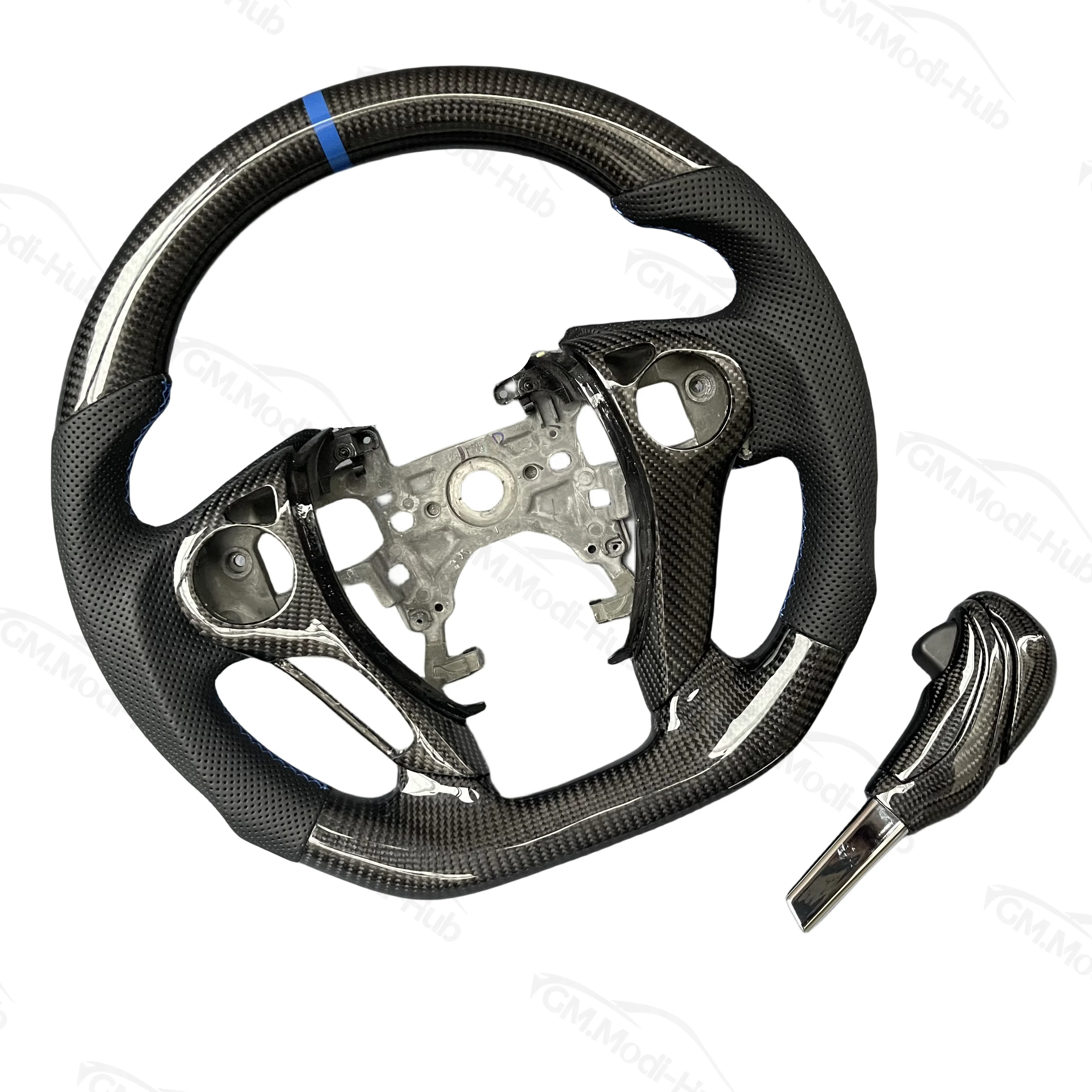 GM.Modi-Hub Factory Direct Carbon Fiber Steering Wheel For Hondas9th gen Accord 2013- 2017 Sport EX LX EX-L V6