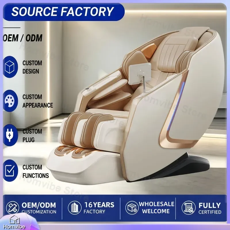 Full Body Massage Chair Zero Gravity SL Track Intelligent Space Capsule Sofa Automatic Home Furniture Recliner