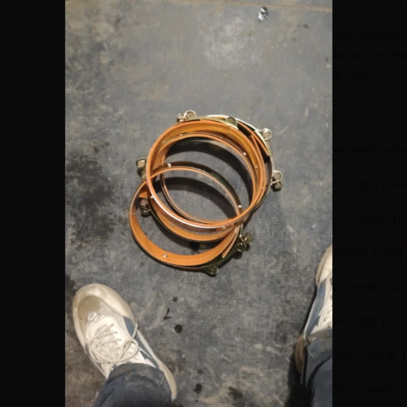 Suitable for Excavator Accessories Dust Cover Horse Head Clamp Type Dust Ring Thickened Wear-resistant Bucket Pin Seal