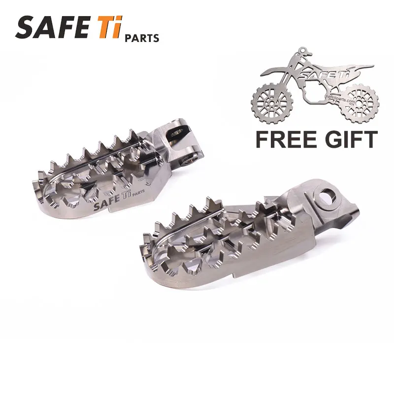 CNC Titanium Alloy Footpegs For KTM 790ADV PRO HUSQVAMA/GAS GAS Peg Pedal Motorcycle Accessories