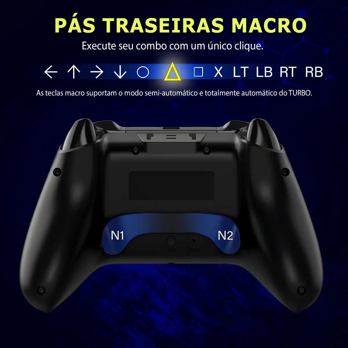 QRD Spark N5 التحكم لـ Ps4 Ps3 عصا التحكم اللاسلكية السوداء لـ PC Ios Android Gamepad لـ PS5 عبر محول إرسال من البرازيل