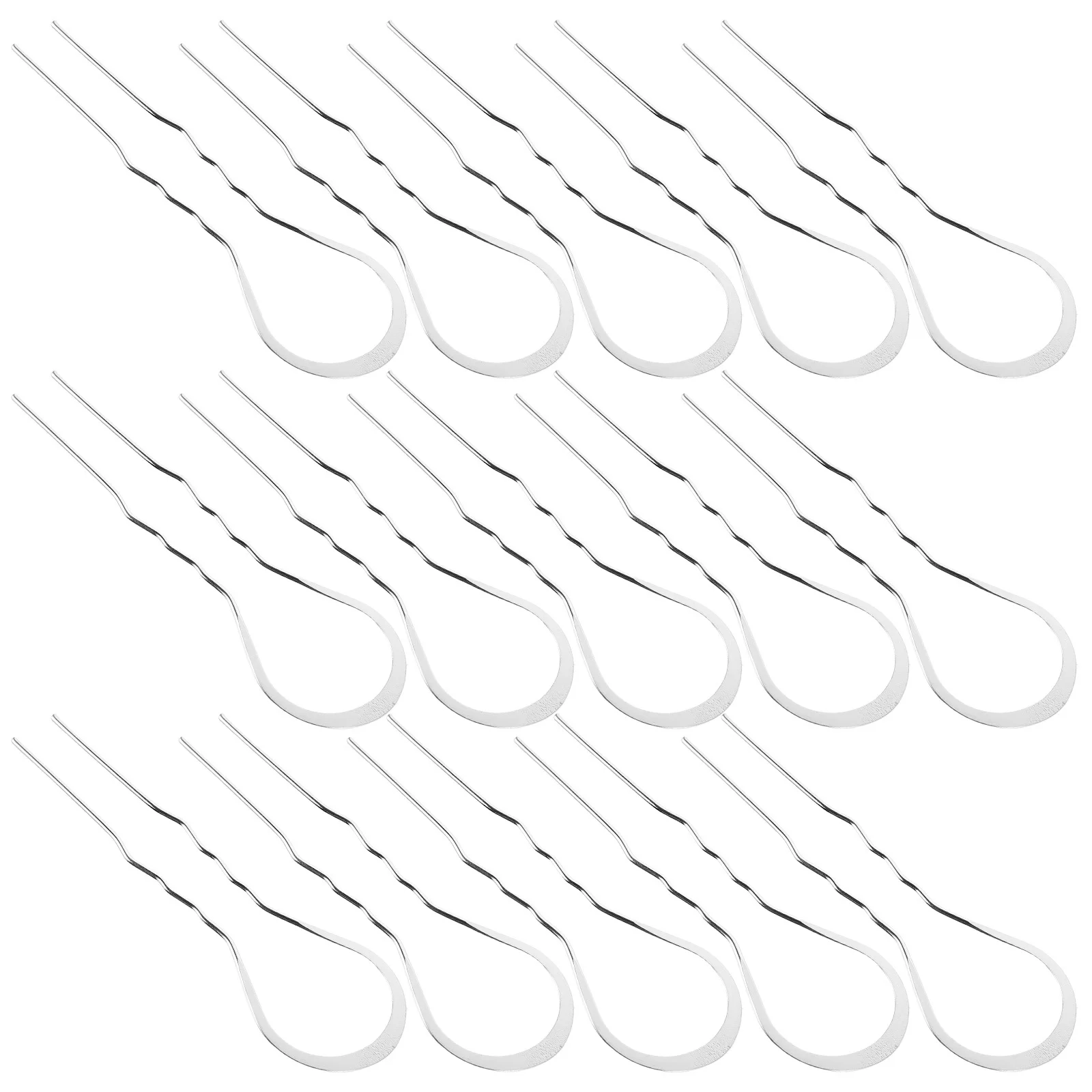 

50 шт. U-образная выравнивающая железная вилка для волос, заколка ручной работы «сделай сам», большая безопасная фиксация, аксессуары для укладки волос для повседневной вечеринки, свадьбы