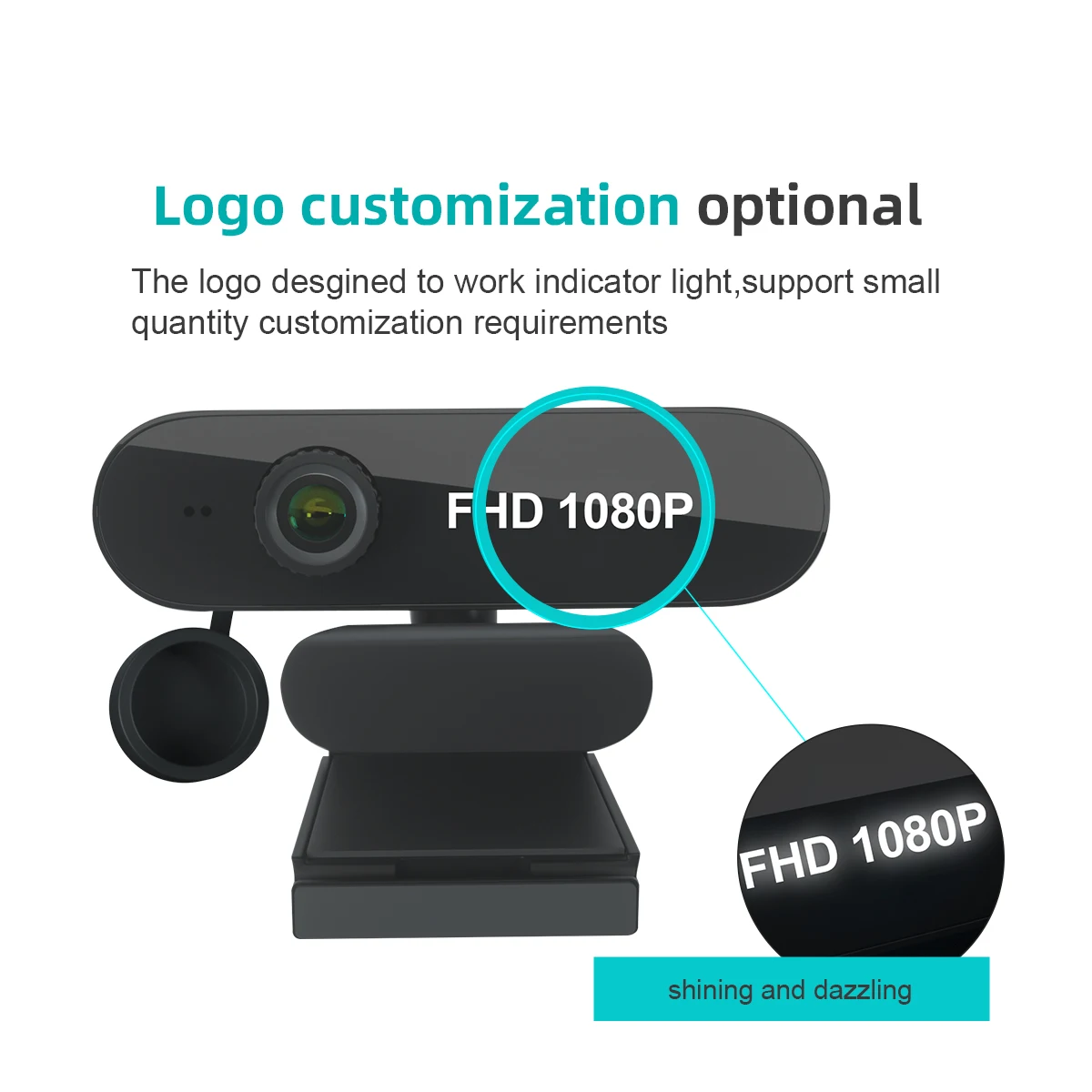 Real 1080P Noise Reduction Auto Focal USB Webcam Video Beauty Camera  for Live Broadcast Video Calling Conference Work