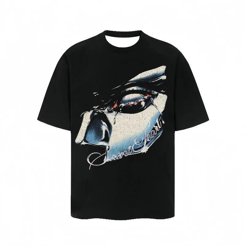 

3D Printed Motorcycle T Shirt Quick Dry Moisture Wicking Breathable for Outdoor Riding Comfort Fit