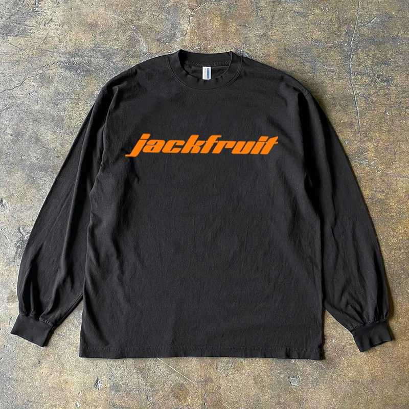 Heavyweight 300g Pure Cotton Long Sleeve T-Shirt Men's Loose Fit Skateboard Style Retro Hip Hop Streetwear by Xiao Chen Story