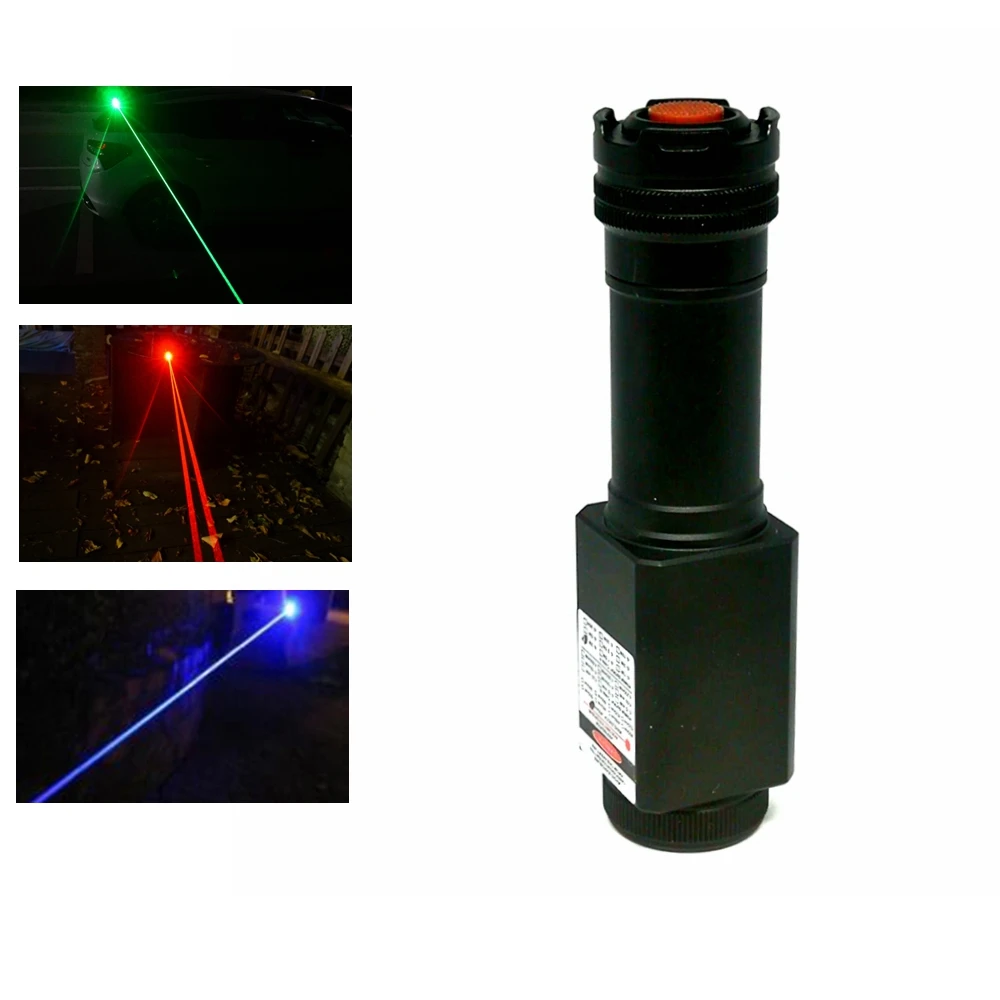 Focusable impermeável Camping lâmpada, módulo laser vermelho, verde, azul, 450nm, 465nm, 515nm, 638nm