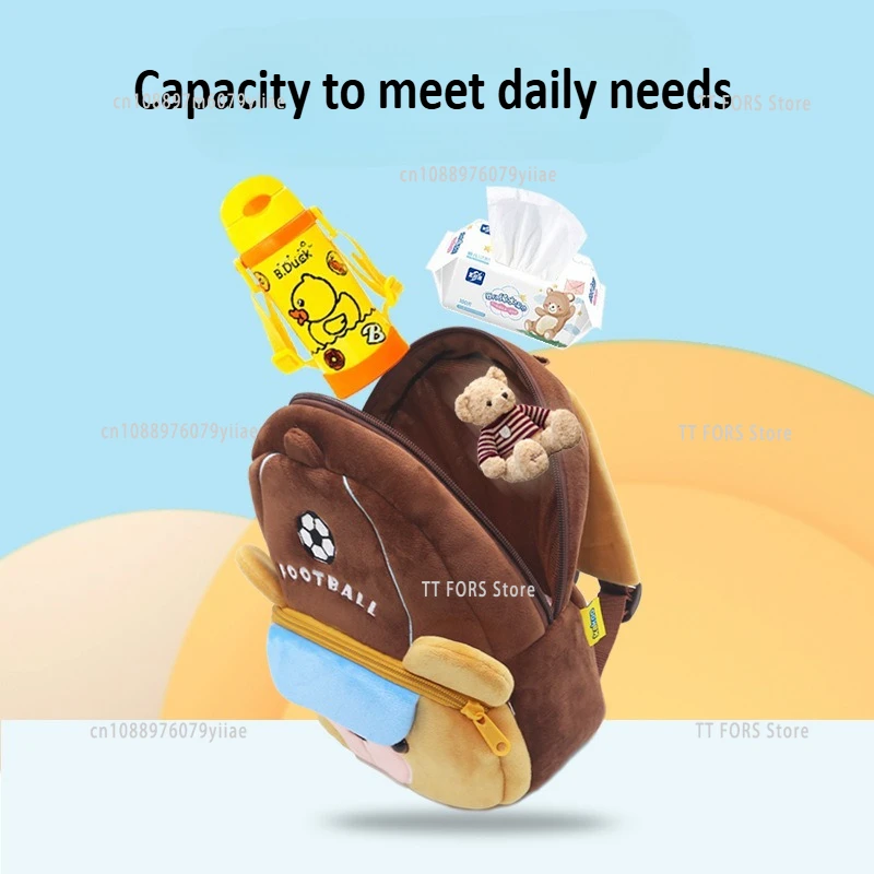Ransel Anak-anak Mewah Lucu Kartun Ransel Hewan Ransel Balita Anak Laki-laki dan Perempuan Tas Sekolah Kasual Cocok untuk Prasekolah