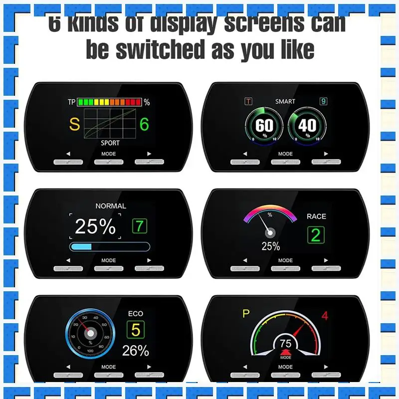 ABNG автомобильный электронный контроллер дроссельной заслонки, настройка акселератора для автомобиля, 9 водов, 5 режимов, гоночный акселератор, мощный усилитель