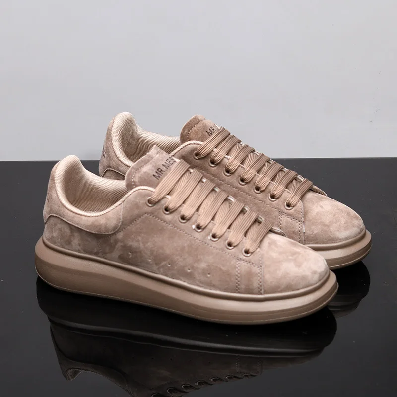 Genuine Leather Luxury Men\'s Shoes Men Women Casual Board Shoes 2025 New Men\'s Sneakers Couple Outdoor Sports Shoes Tennis shoes