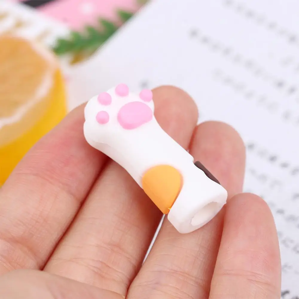 Pince à cuticules de manucure mignonne, couverture de protection, pincettes à peau morte, capuchon, ciseaux à ongles, manchon, outils de pédicure