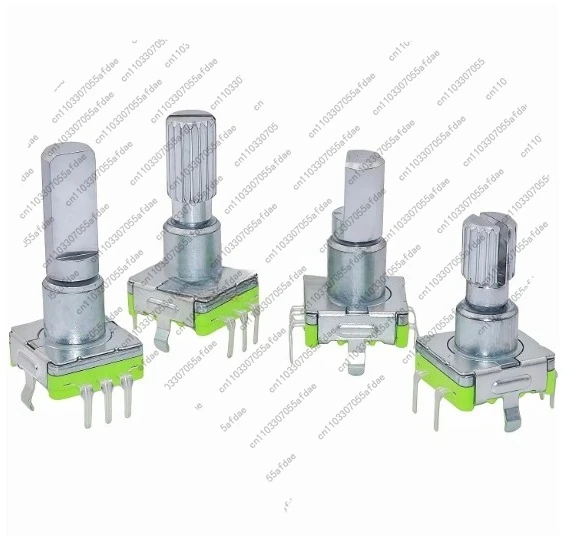5pcs incremental ec11 rotary encoder, 30-point, 15-pulse, cd navigation volume adjustment, 360-degree rotation accessories