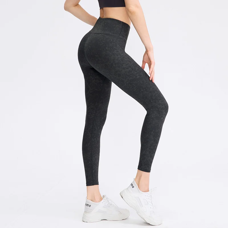 

Fashion Sexy Yoga Leggings for Women Elastic Slim Sports Tights High Waist Push Up Sporty Pants Quick-drying Femme Gym Pants