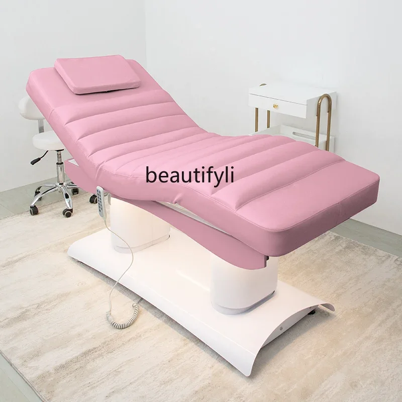 

A Electric beauty bed beauty salon special multi-functional heating massage bed tattoo lift bed