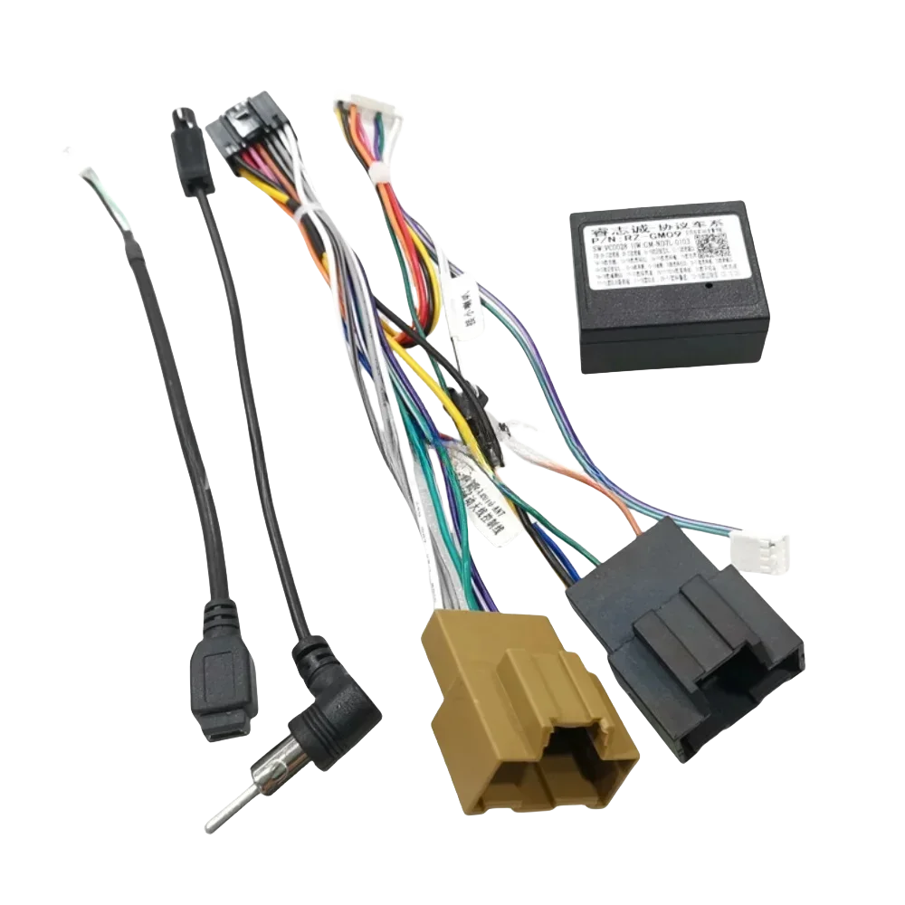 

Car 16 Pin Wiring Harness Adapter Canbus Box Decoder RZ-GM09 For Chevrolet Malibu XL 2016 Low Version Android Car Radio