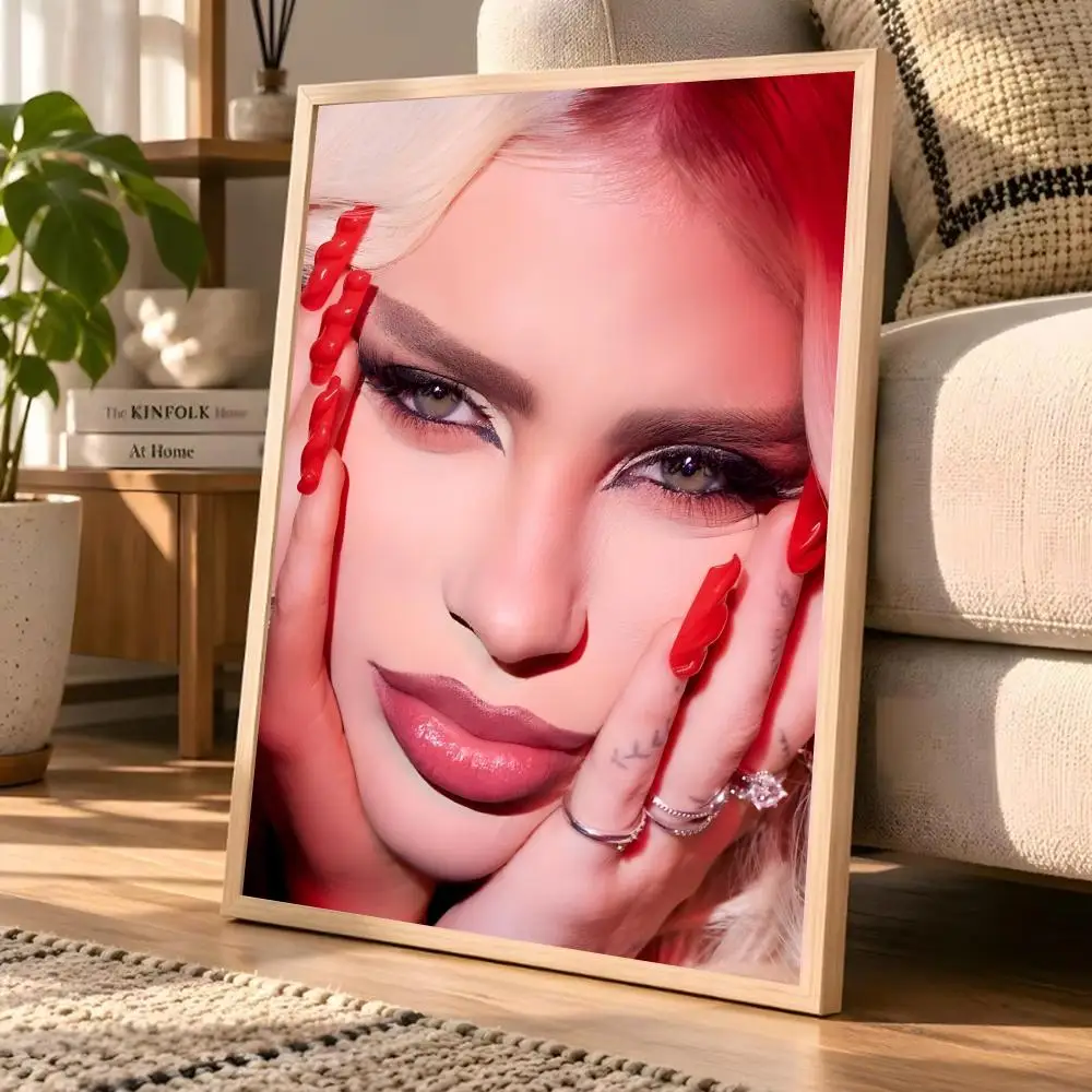 Bold Glamorous Artist L-Luisa Sonza Poster Wall Art Mural Print for Home Accent, Unframed Decorative Piece