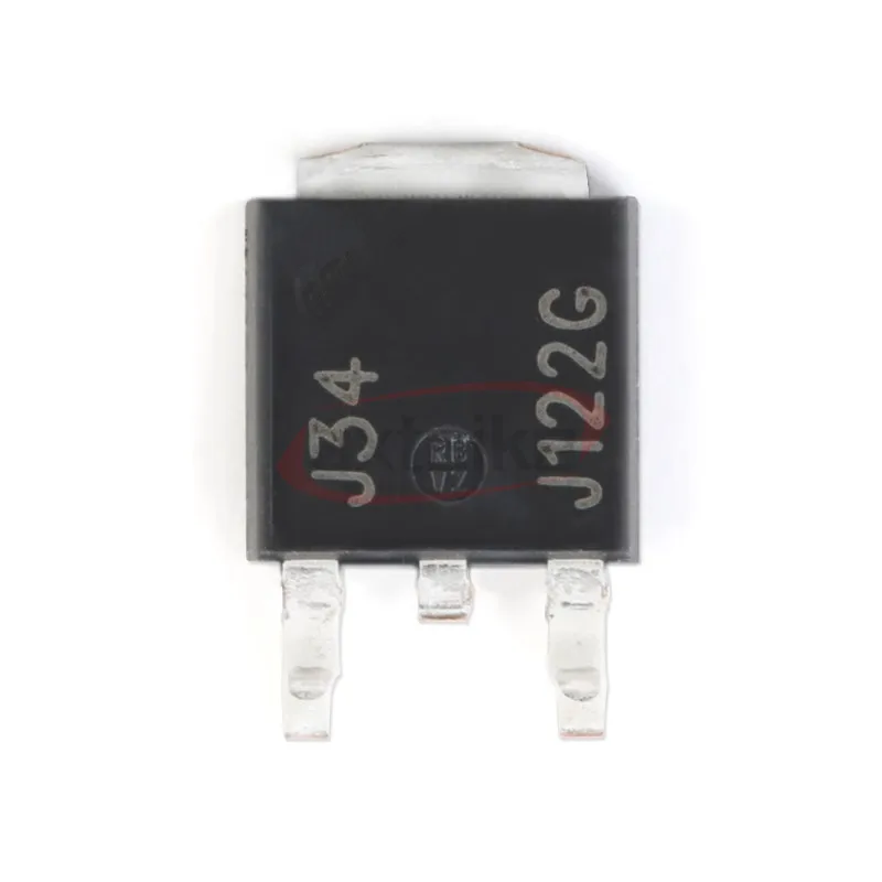 Transistor de SMD, 100V 8A, MJD122, MJD122T4, MJD122T4G, J122G, TO-252-2, NPN, 5 PCes