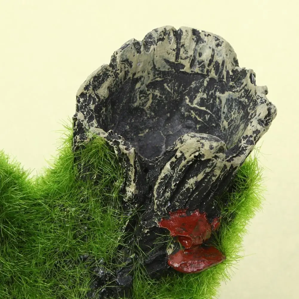 Simulation Moss Tree Trunk Flocking Tree Trunk Simulation Tree Trunk Aquarium Decoration Moss Fish Shrimp Hideout for Aquarium