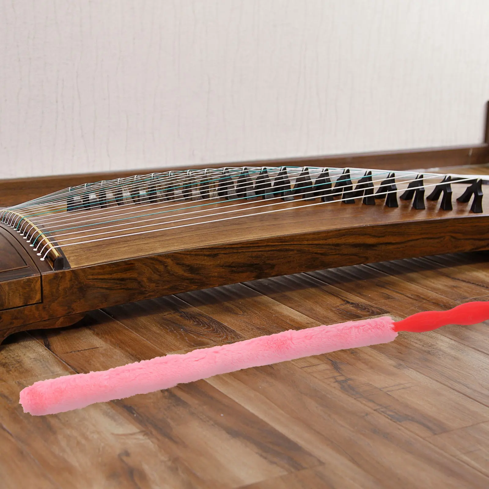 3Pcs Guzheng Cleaning Brush Professional Long Clean Brush for Musical Instruments Delicate Surface Safe Dust Removal Cleaning