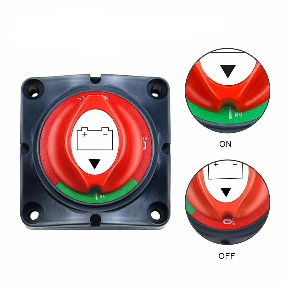 Car Power Cut-off Switch Boat Battery Selector Isolator Disconnect Rotary Switch Cut For Car SUV Marine Truck12V-24V 100A-300A