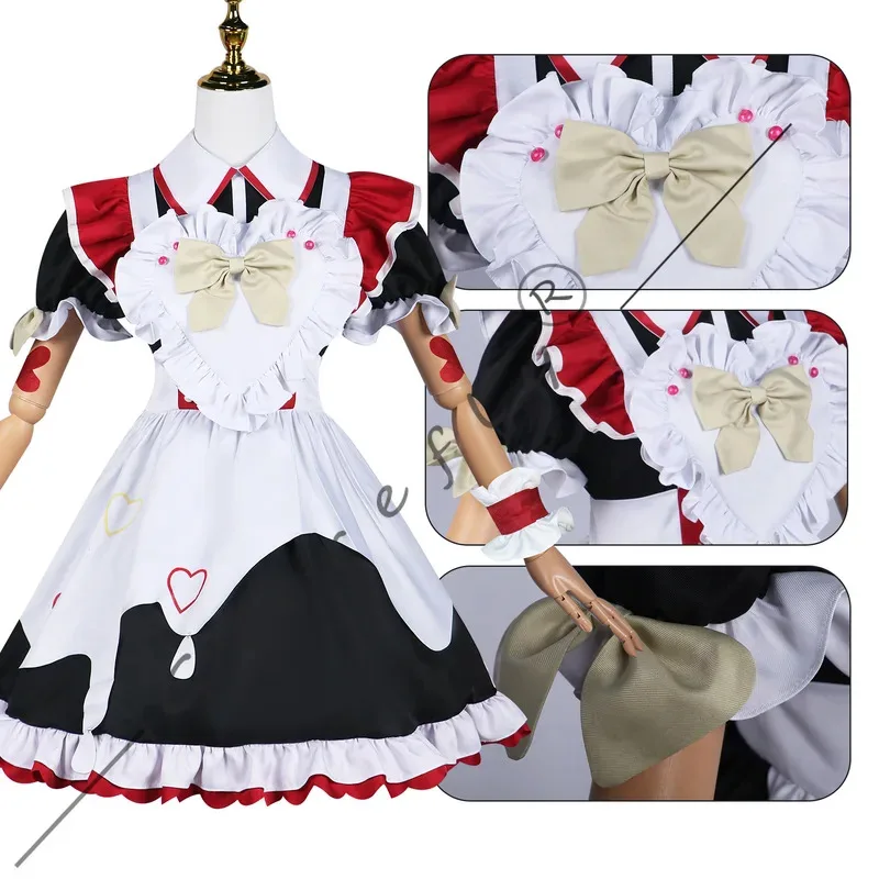 

Аниме-игра для девочек aaa 2022, KAngel, персонаж от дождя, горничная, аксессуары для косплея, парик, полный комплект