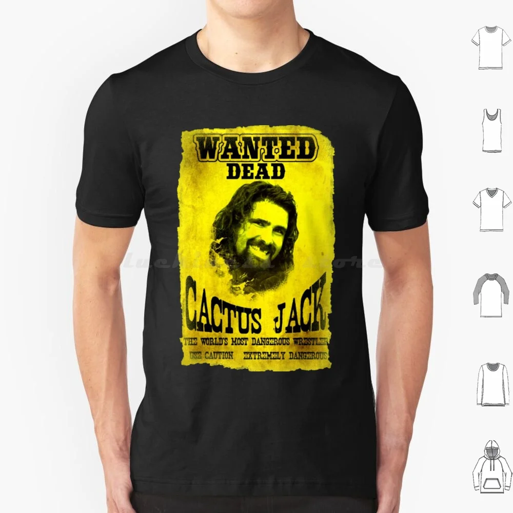 Cactus Jack Wanted Icon T Shirt Cotton Men Women DIY Print Fashion Party Anniversary Birthday Hallowen Christmas Style Paris