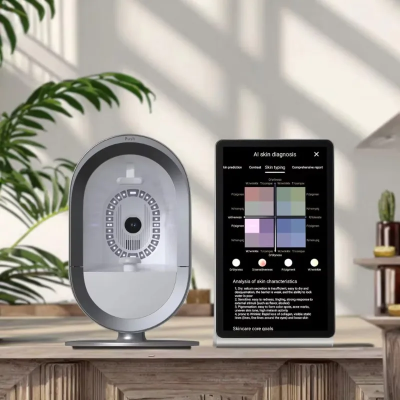 휴대용 3D 피부 분석기 주름 색소침착 테스트용 향상된 얼굴 스캐너 미국 소형 휴대용 진단 기기