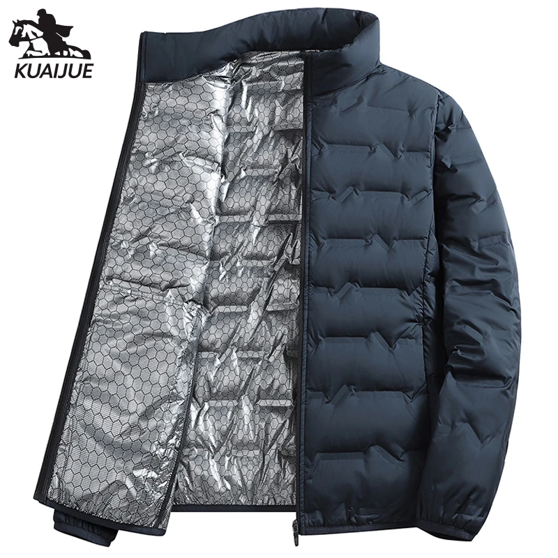 Men's Parka Men's Jacket Winter New down Jacket Solid Color Warm Jackets Men Business Leisure Coat Teenager Coats 96188