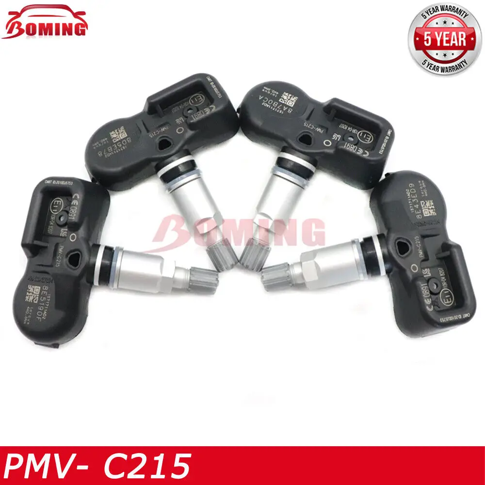 PMV-C215 4PCS Tire Pressure Sensor New TPMS 42607-48020 42607-26010 For Toyota Camry C-HR Land Cruiser 200 Prado 2015-23 433Mhz