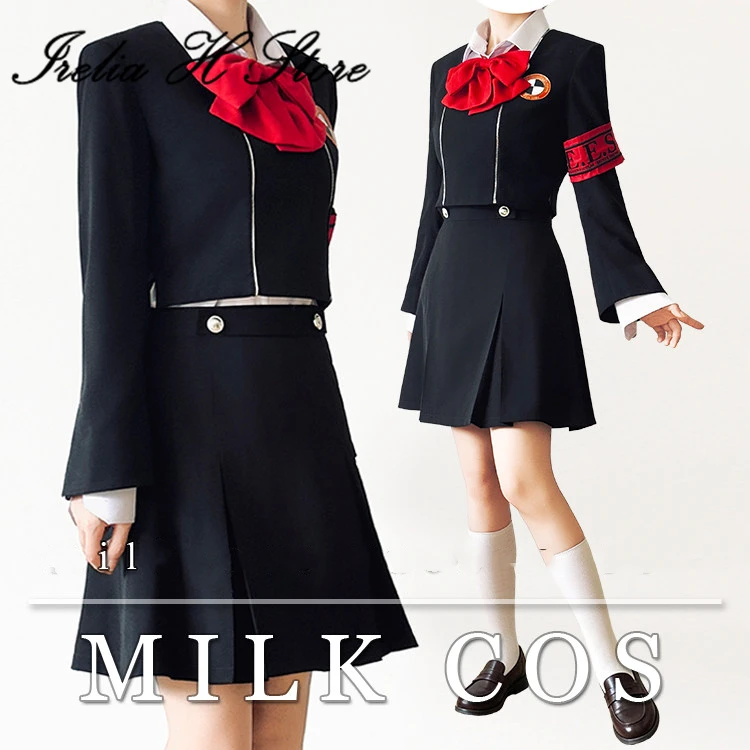 Костюм для косплея Irelia H Store PERSONA3 Shiomi Kotone, школьная форма, костюм для Хэллоуина, аниме, возможно изготовление на заказ по индивидуальным размерам